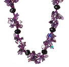 天然紫水晶 水晶项链