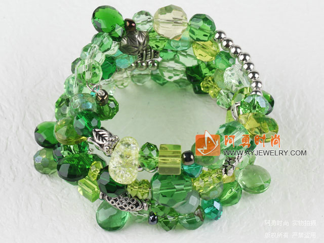 绿色水晶手环
