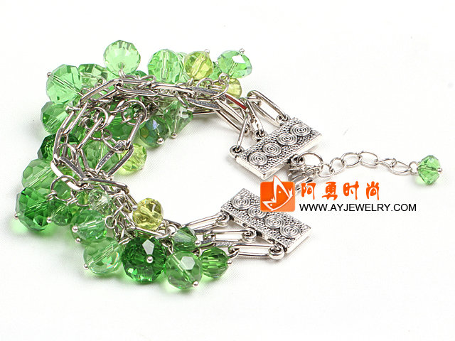 绿色水晶手链