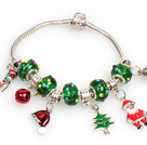 时尚圣诞系列欧洲珠串珠手链