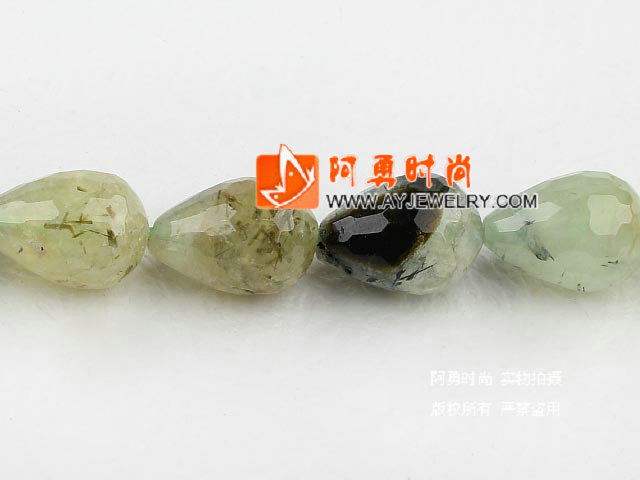 13*18mm切面水滴形葡萄石