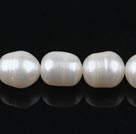 9-10mm天然白色米形珍珠