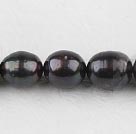 10-11mm天然黑色米形珍珠