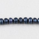 6-7mm天然黑色算盘珍珠