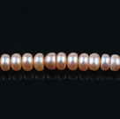 7-8mm天然粉色算盘珍珠