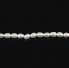 3-3.5mm天然白色米形珍珠