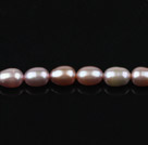5-6mm天然紫色米形珍珠