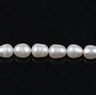 6-7mm天然白色米形珍珠