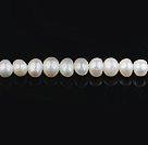 4-4.5mm天然白色算盘珍珠