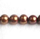 8-9mm棕色珍珠
