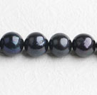 10-11mm天然黑色珍珠