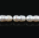 11-12mm天然白色直孔葫芦珍珠