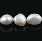 12*16mm天然白色巴洛克珍珠