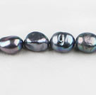 10-11mm深灰色染色巴洛克珍珠