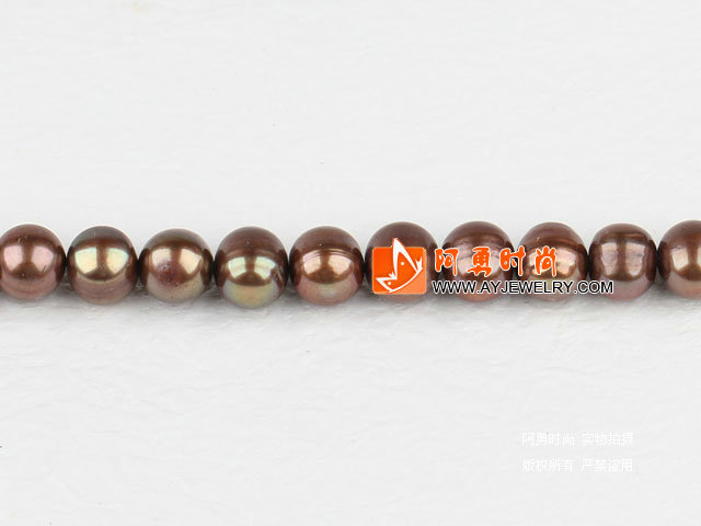 8-9mm棕色染色珍珠
