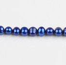 6-7mm宝蓝色染色珍珠