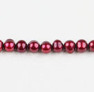 6-7mm酒红色染色珍珠