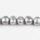8-9mm灰色染色两面光珍珠