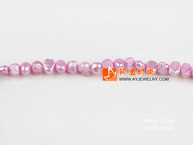 3-4mm粉紫色染色土豆珍珠